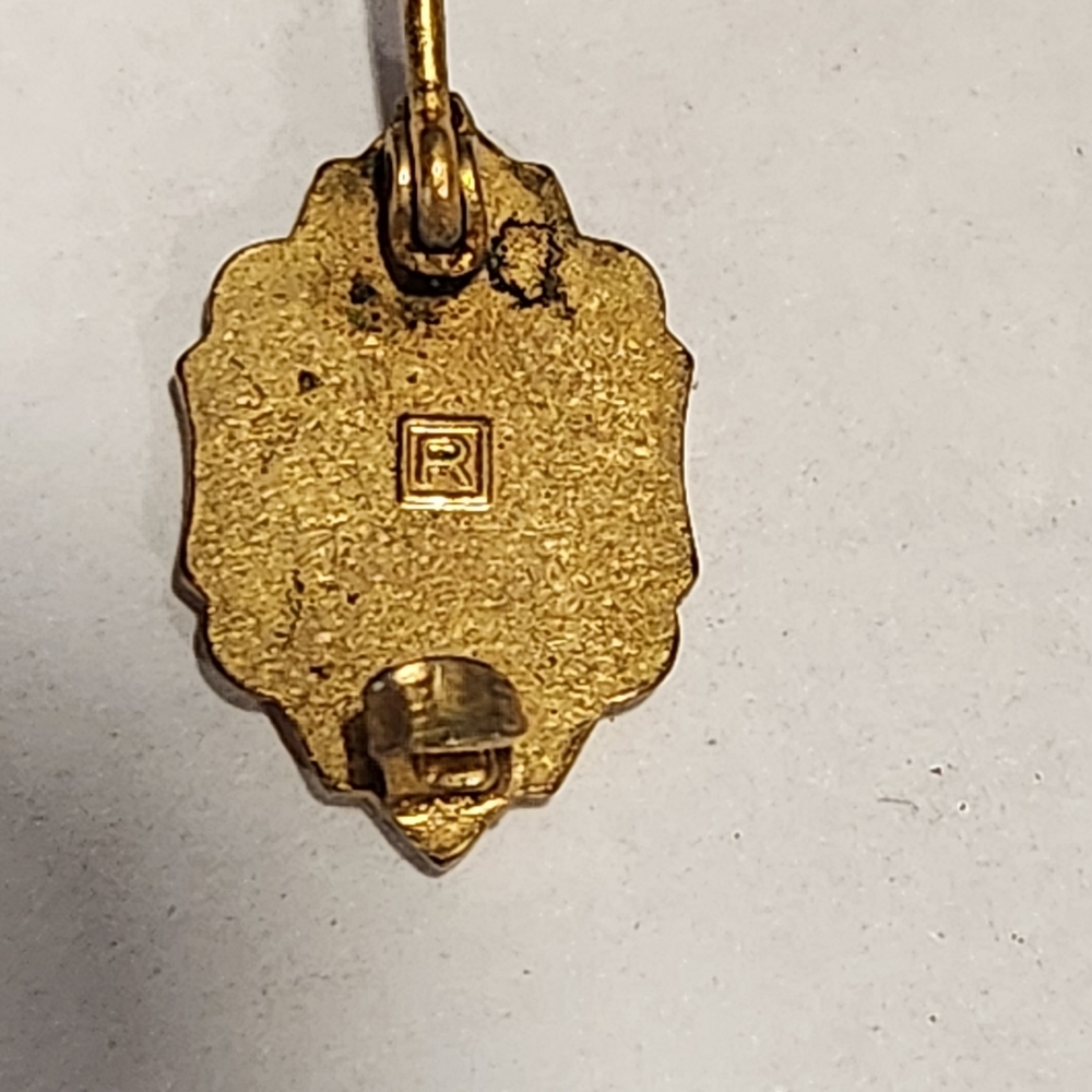 VINTAGE CHRISTIAN CONFIRMATION PIN RELIGIOUS 1940'S - Picture 2 of 3